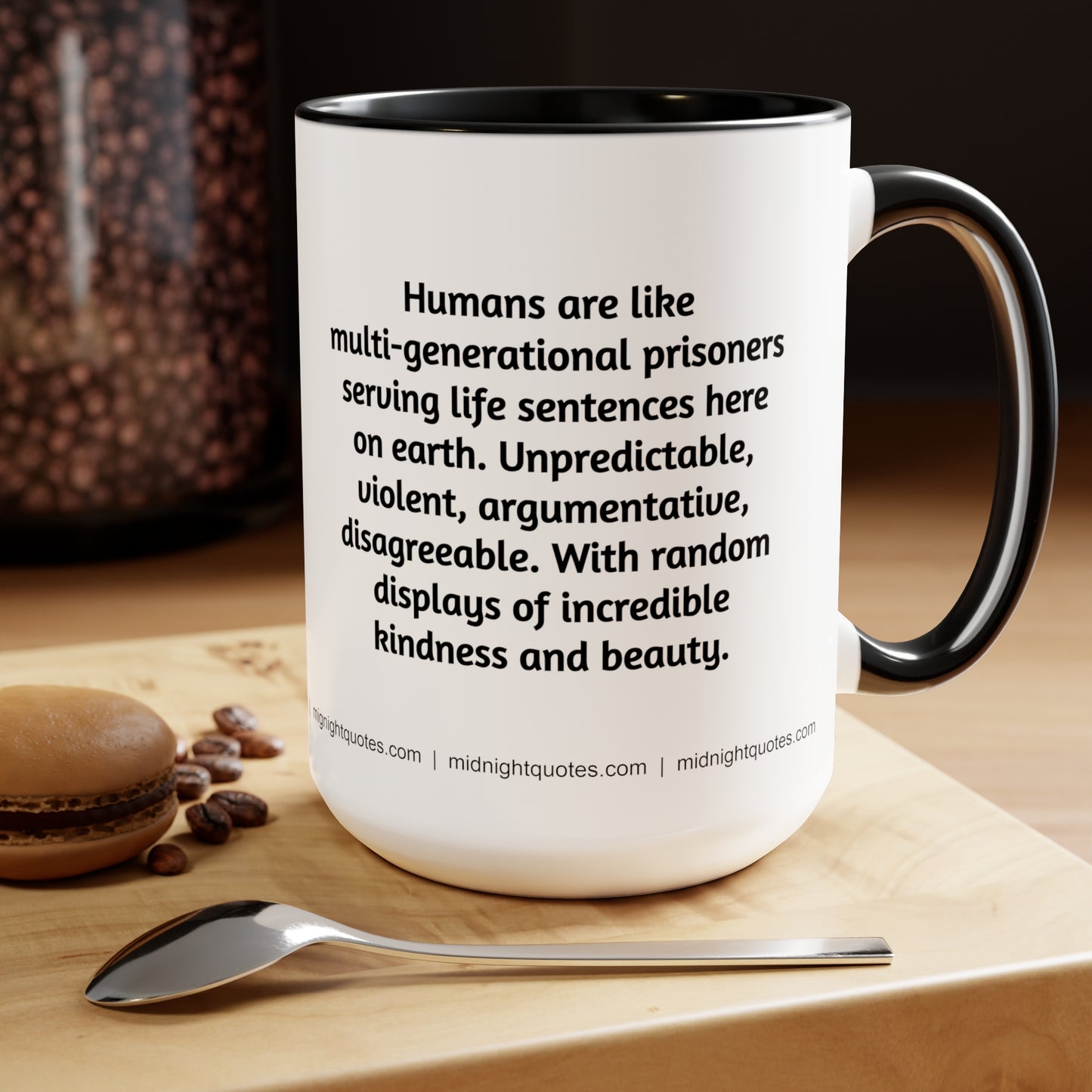 'Multi-generational prisoners...' coffee mug.